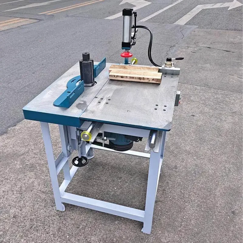Woodworking Machinery Vertical Single Axis Router Push Table End Milling Cylinder Press Push Table Milling Machine Trimming Mach