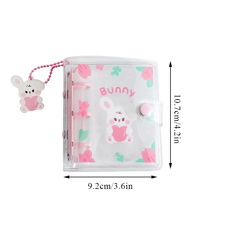 3Inch Cartoon Photocard Protective Case Cute Photo Album With Pendant For Girls Portable Photocard Binder Idol Photo Holder