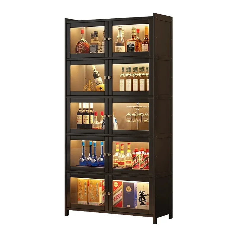 d1 Wall Locker Living Room Household Large Capacity Acrylic Transparent Locker