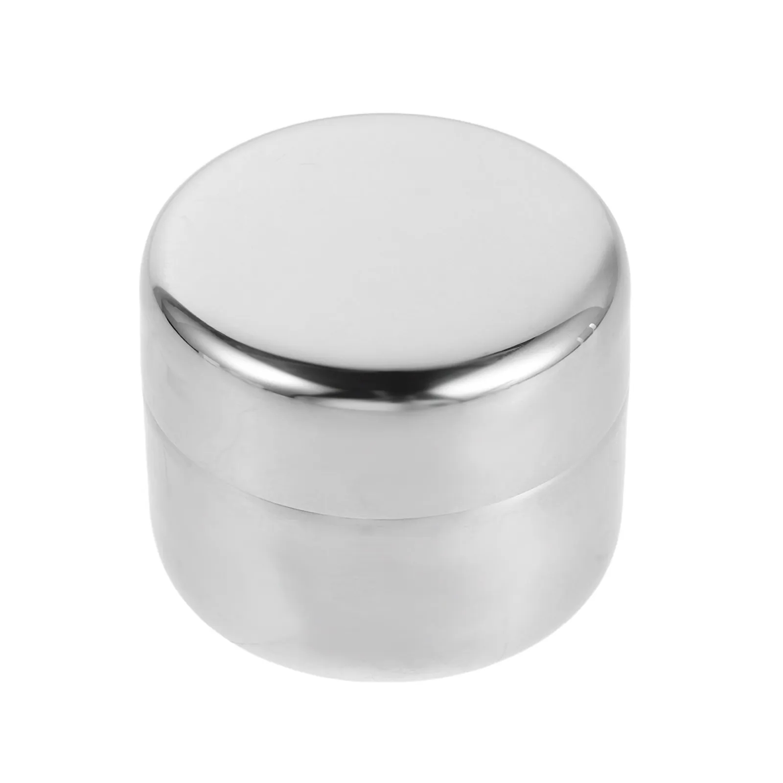 Stainless Steel Pill Organizer Mini Round Metal Medicine Box Portable Travel Pill Container Airtight Small Medication Storage