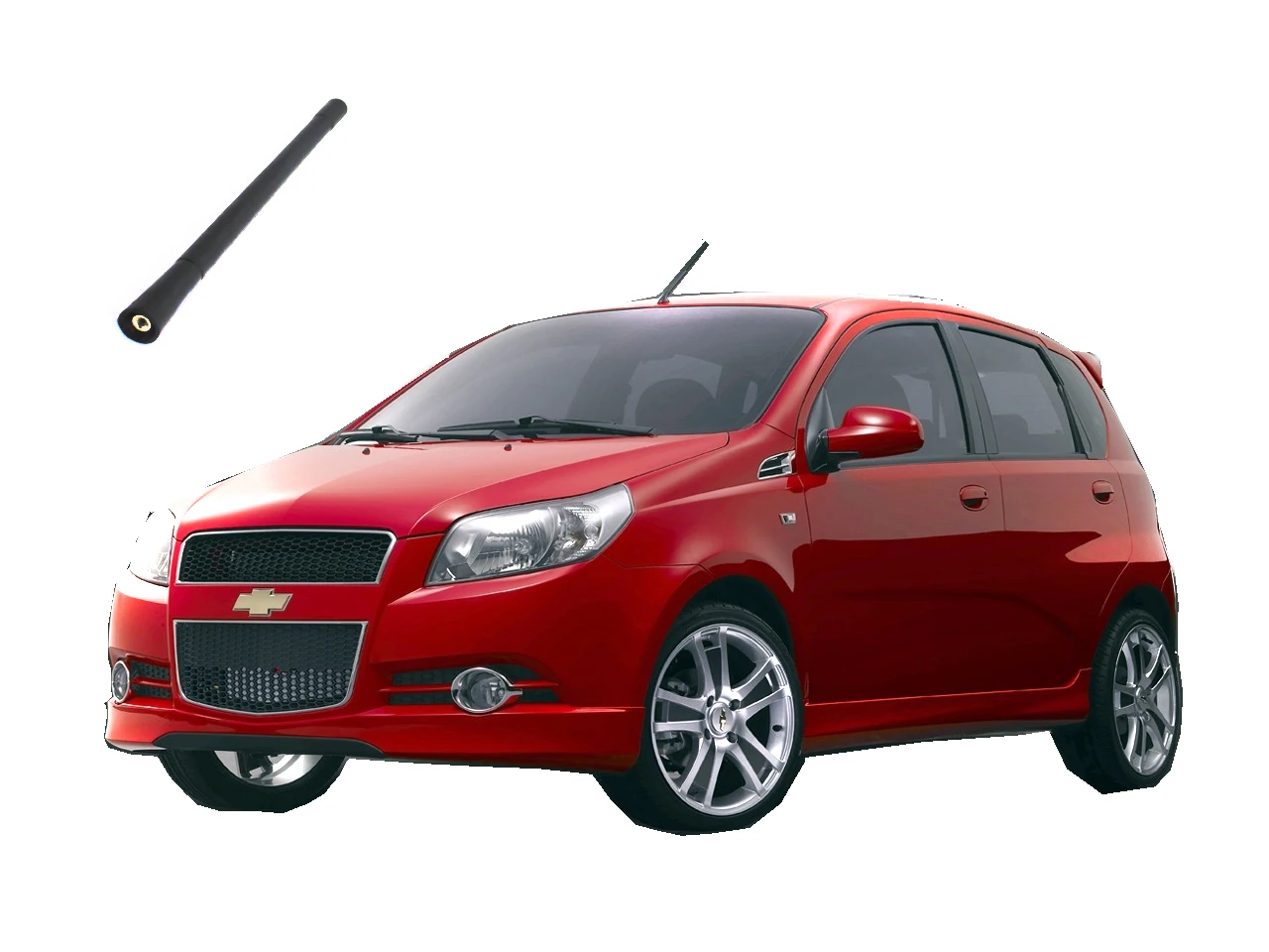 

7inch Durable and Stylish rubber car Antenna （Aerial） for Chevrolet Kalos 2005-2018 - Easy Install