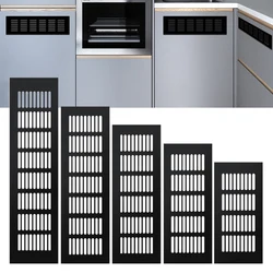 Prese d'aria larghe 60mm lamiera perforata in lega di alluminio presa d'aria armadio griglia di ventilazione prese d'aria griglia di ventilazione-copertura