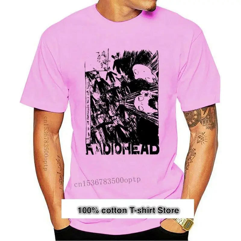 Camiseta de Radiohead Art para hombre y mujer, camisa de Rock musical, todas las tallas, 2Xl, 3Xl, 4Xl, 5Xl, nueva