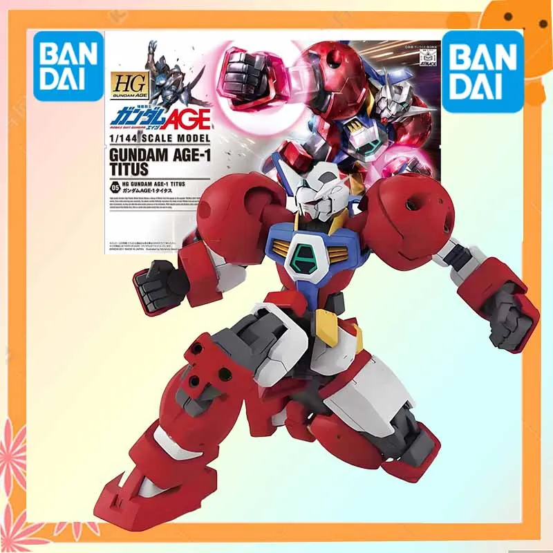 

IN STOCK Bandai Original GUNDAM 1/144 AGE 05 Gundam Titus Anime Action Figure Assembly Model Toys
