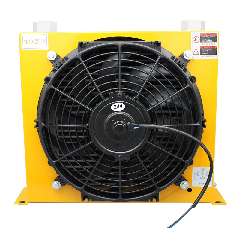 AH1012T-CA Hydraulic Air Cooler 24V/12V/220V/380V Truck-Mounted Crane Modified Fuel Tank Cooling Cooler Air-Cooled Oil Radiator