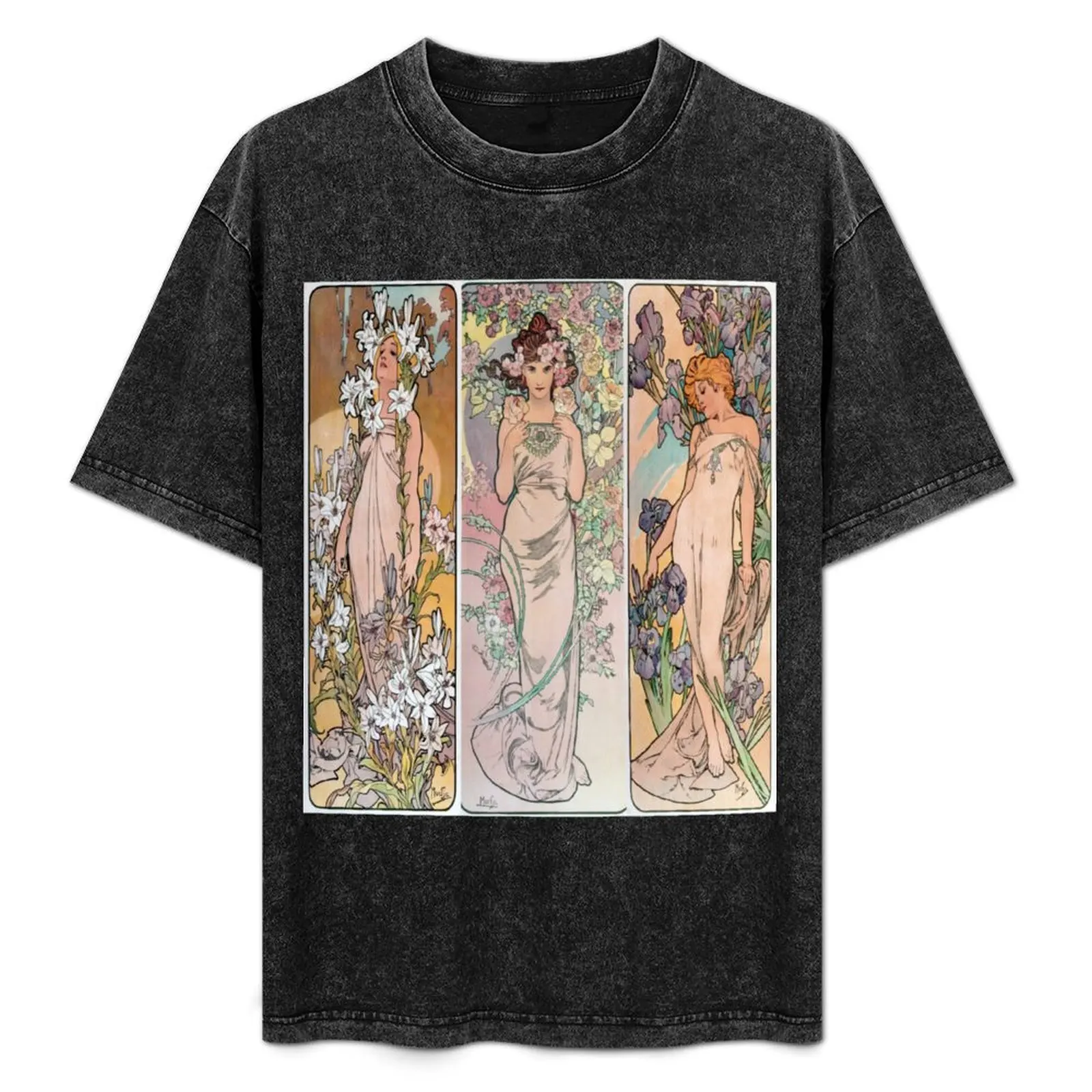 

Винтажная женская футболка с цветочным принтом, устойчивая к запаху, с коротким рукавом