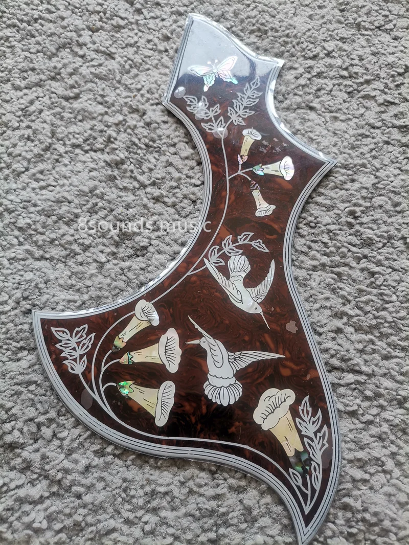 2mm thickness original handmade custom top quality celluloid pickguard  acoustic guitar pickguard left handed pickguard