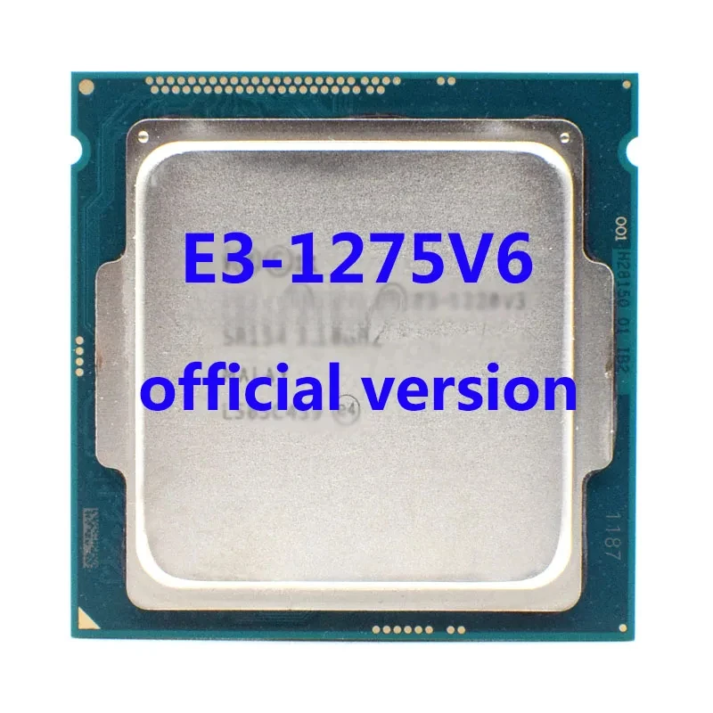 

E3-1275V6 Official Verasion CPU Intel Xeon rocessor 3.8Ghz 4-Core 8M TPD 72W FCLGA1151 For E3 V5 Motherboard