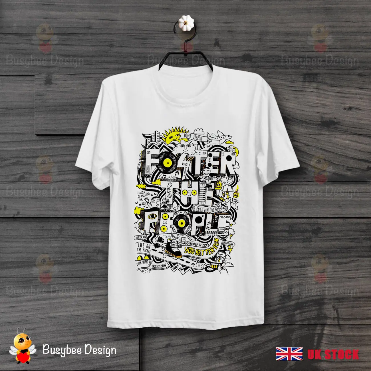 

FOSTER THE PEOPLE YOU BETTER RUN NEW COOL UNISEX T Shirt B357