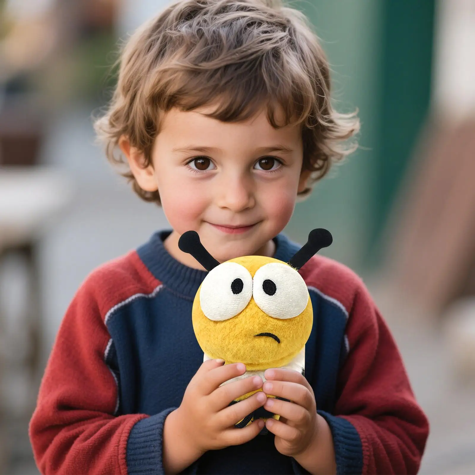 Juguete de peluche de abeja de 5,7 pulgadas, muñeco de peluche suave para decoración, regalo de cumpleaños y San Valentín para adultos, niñas, niños, para dormitorio, sofá