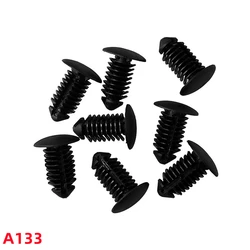 100Pcs Plástico Auto Clips Bumper Fasteners Carro Plástico Push Rivet Fir Tree Clip 10mm A133