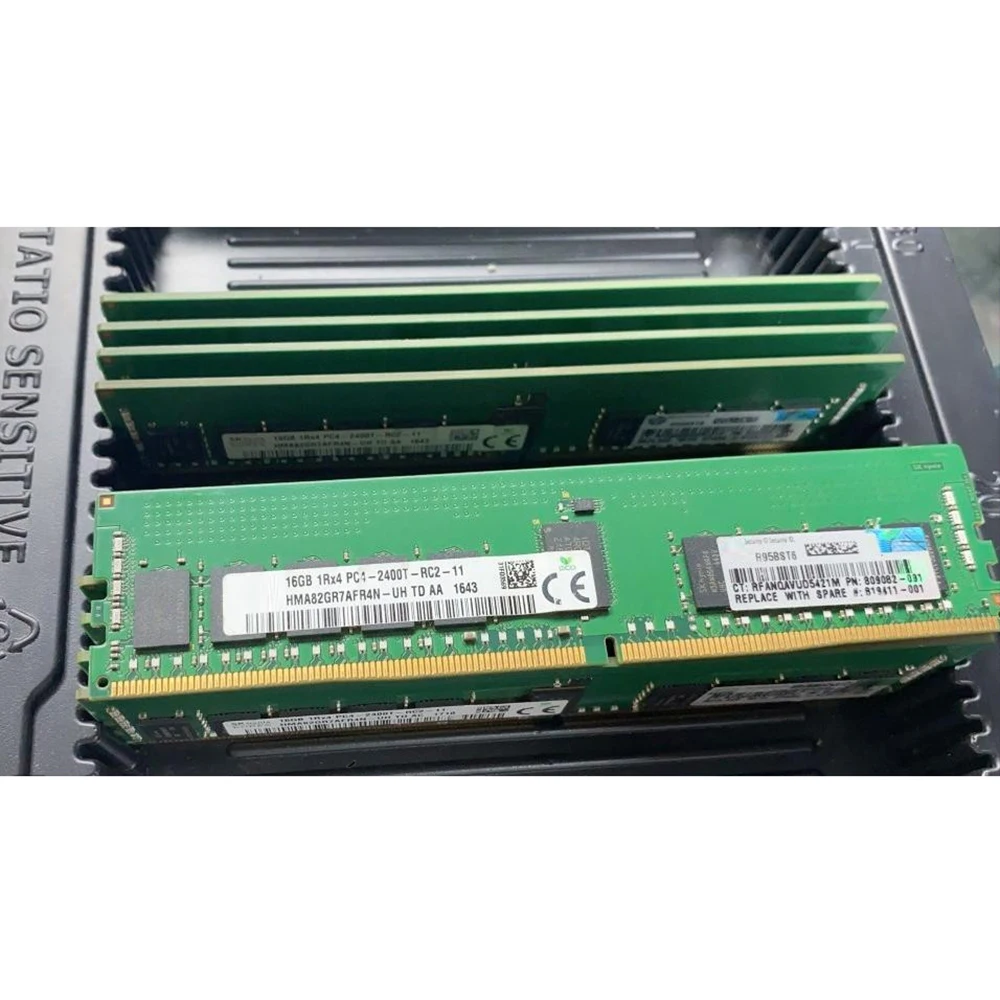 1 PCS For HP RAM Gen9 RAM 805349-B21 819411-001 809082-091 2400 ECC 16G 16GB 1RX4 DDR4 PC4-2400T Memory