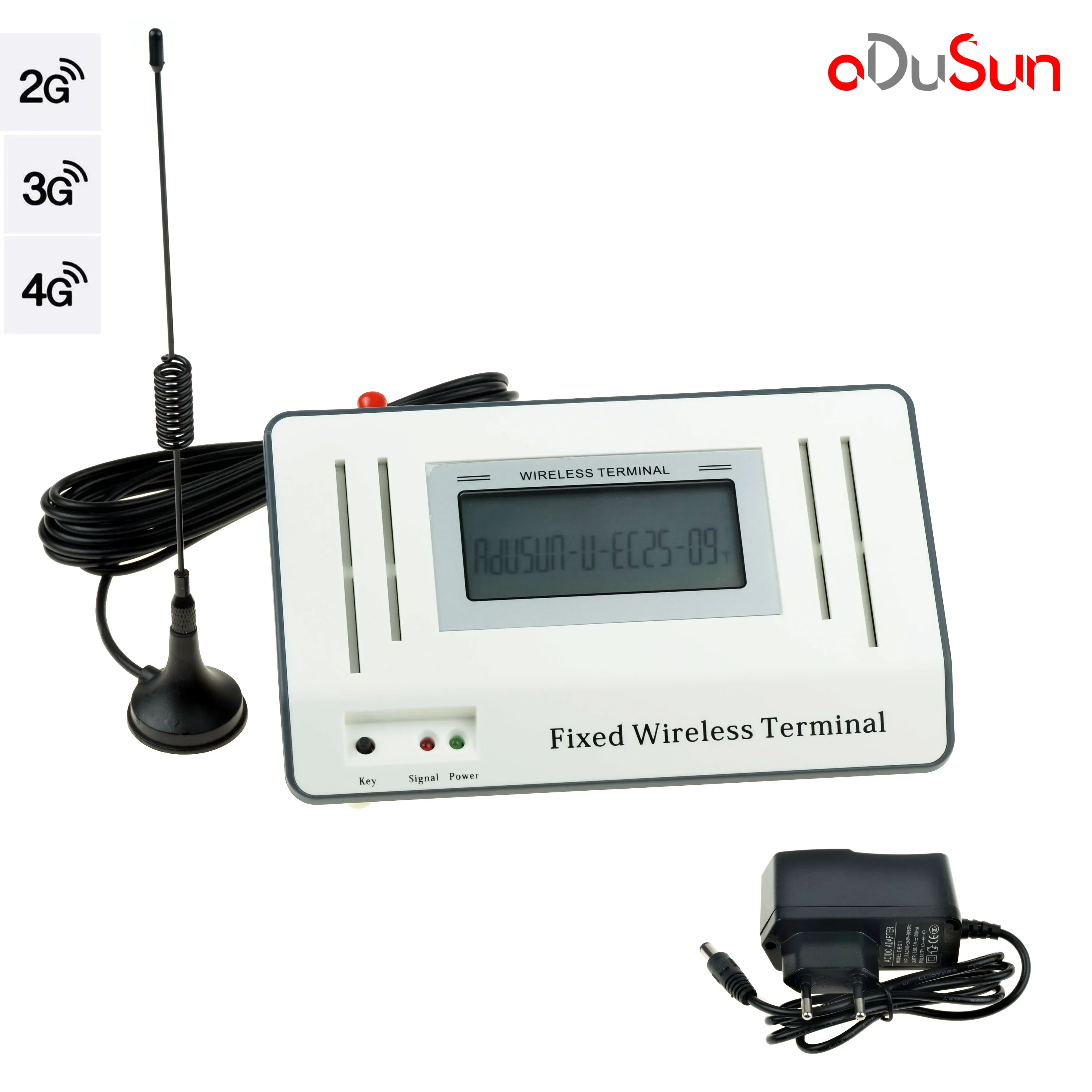 

4G LTE Fixed Wireless Terminal LCD LED Display for Alarm System PBX Elevator support Caller ID Change IMEI with RJ11 Clear Voice