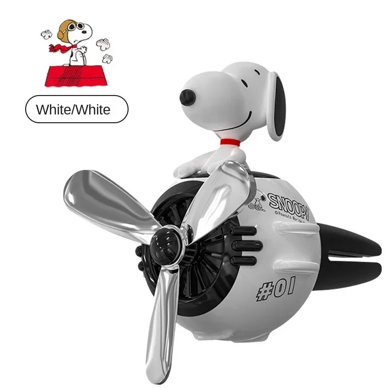 Cute Snoopy Anime Car Air Freshener Aromatherapy Fragrance Piece Car Air Outlet Decoration Perfume Clip Decor Accessories