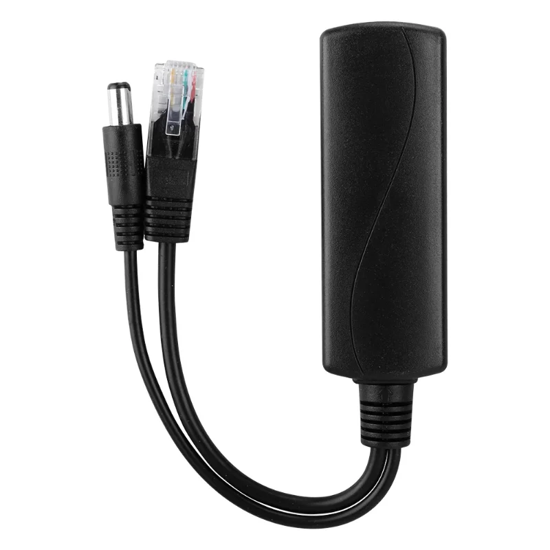 48V To 12V POE Connectors Adapter Cable Splitter Injector Power Supply for Huawei for Hikvision 2019 New