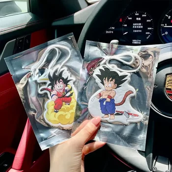Dragon Ball Son Goku fragancia de coche Anime coche fragancia de aromaterapia de larga duración pieza colgante decoración coche desodorización regalo
