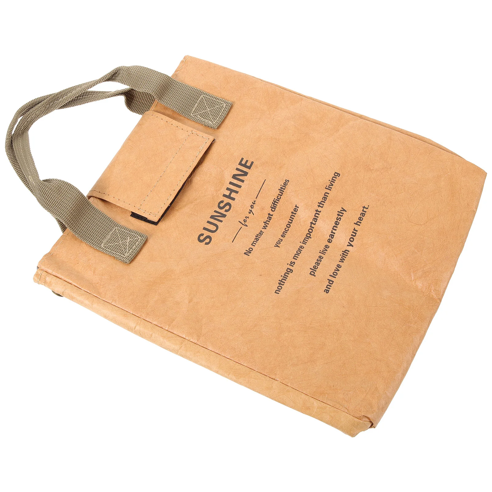 

Bang Paper Bag Ice Pack Lunch Tote Office Bento Storage Container Bags Food Packing Handbag Organizer Insulated Outdoor
