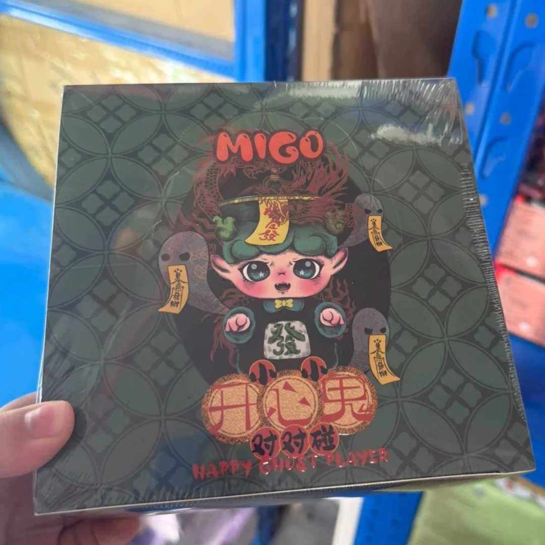 

New Migo Happy Ghost Series Mini Blind Box Migo Mystery Box Dolls Little Ghost Model Mini Toy Trendy Play Ornament Collection