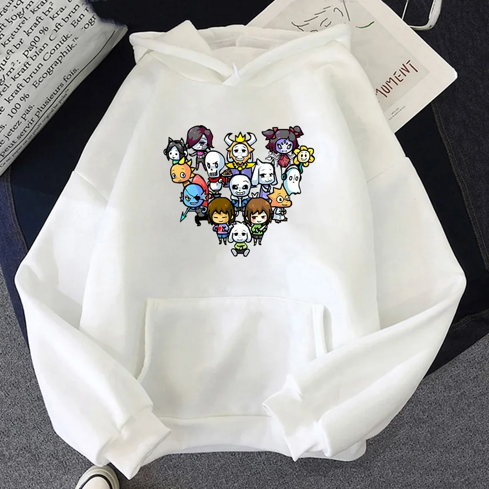 Undertale Chara Game Characters Printed Hoody Male/female Kawaii Manga Clothes High Street Popular Graphic Pullovers Fall Tops