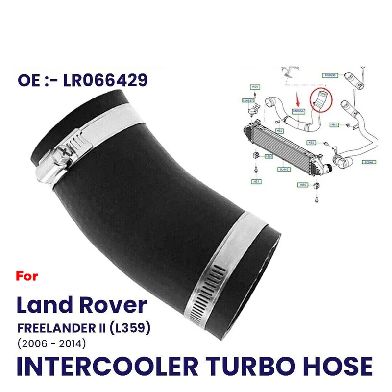 

FOR LAND ROVER FREELANDER II 2.2 TD4 TURBO INTERCOOLER HOSE PIPE LR002589 06-14