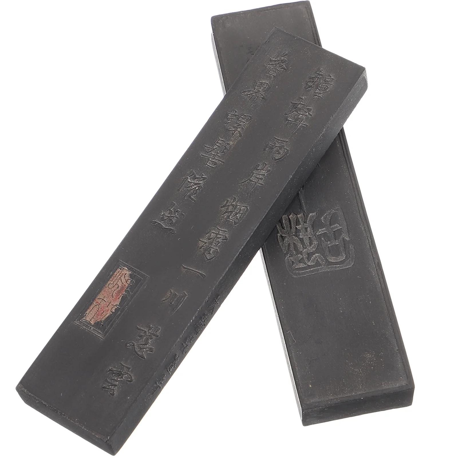 2pcs Calligraphy Ink Sticks Traditional Chinese Handmade Drawing Ink Block For Writing Students Artists Practice Reusable