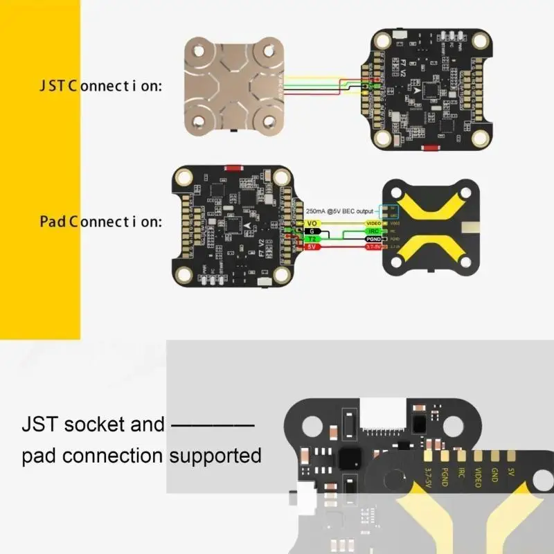 E56B TX800 Video Transmitter 5.8G 48CH PitMode Adjustable Tramp Support for FPVs