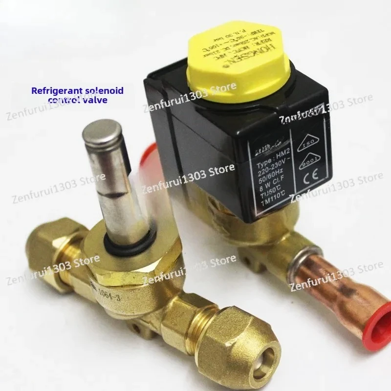 Solenoid Valve Normally Closed 220/380V Coil Air Conditioner Cold Storage Heat Pump Refrigerant Electric Control Valve