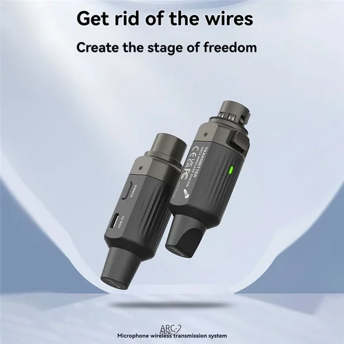 Imagen 2 del producto ABJM-AROMA ARC2 sistema con micrófono inalámbrico XLR transmisor receptor de micrófono para micrófonos dinámicos/harmónicos/PA/mezclador/cámara DSLR