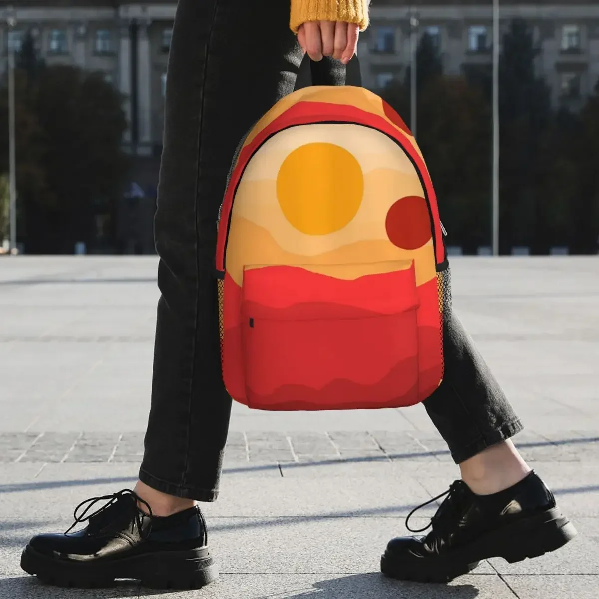 タトゥイーンバックパック男の子女の子ランドセル漫画子供スクールバッグラップトップリュックサックショルダーバッグ大容量