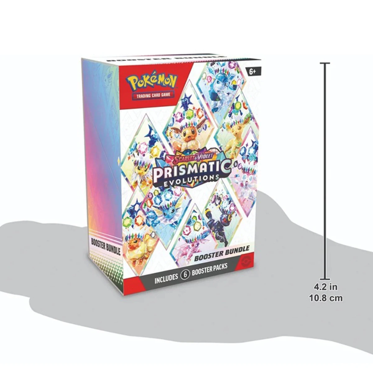 Kayou Pokémon 72 Paquetes de Cartas Coleccionables en Inglés, Caja Sorpresa Scarlet Violet 151, Cartas Prismatic Evolutions Pokémon Mega, Edición de Coleccionista, Juego de Mesa, Accesorios para Batallas, Excelente Regalo Coleccionable para Entusiastas de las Cartas