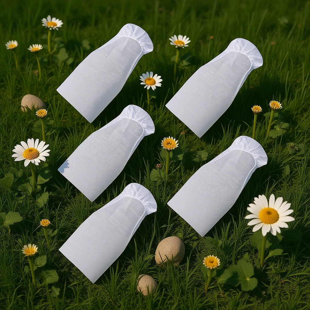 

5Pcs Disposable Seat Cover Non-Woven Lightweight Universal Fit for Car Airplane Train Driver Service Clean Protection