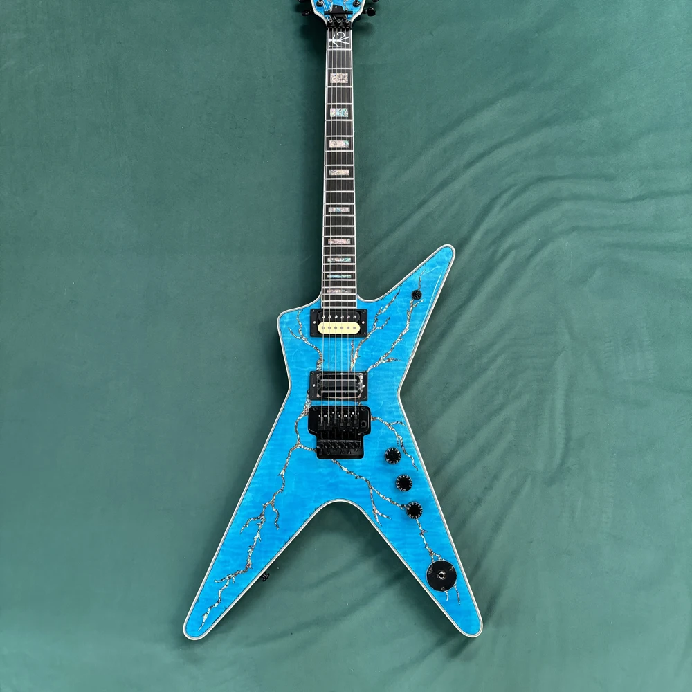 

6-string electric guitar, rosewood fingerboard 22-fret guitars, double-coil pickup electric guitarra