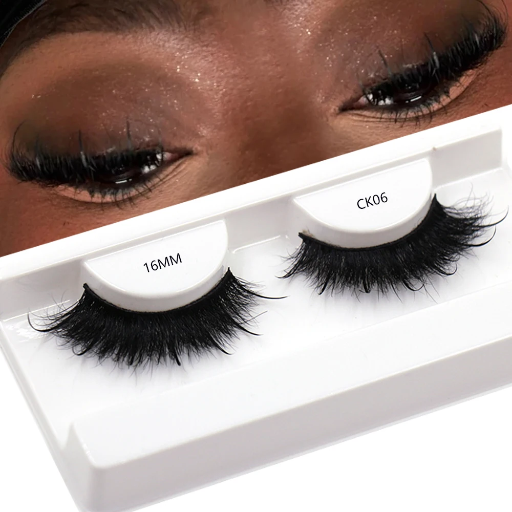 Wet Lashes Spikes Volume Fluffy Full Strip Mink Lashes Makeup Accessories Mink Eye Lashe Vendor Wet Manga Lashes False Eyelashes