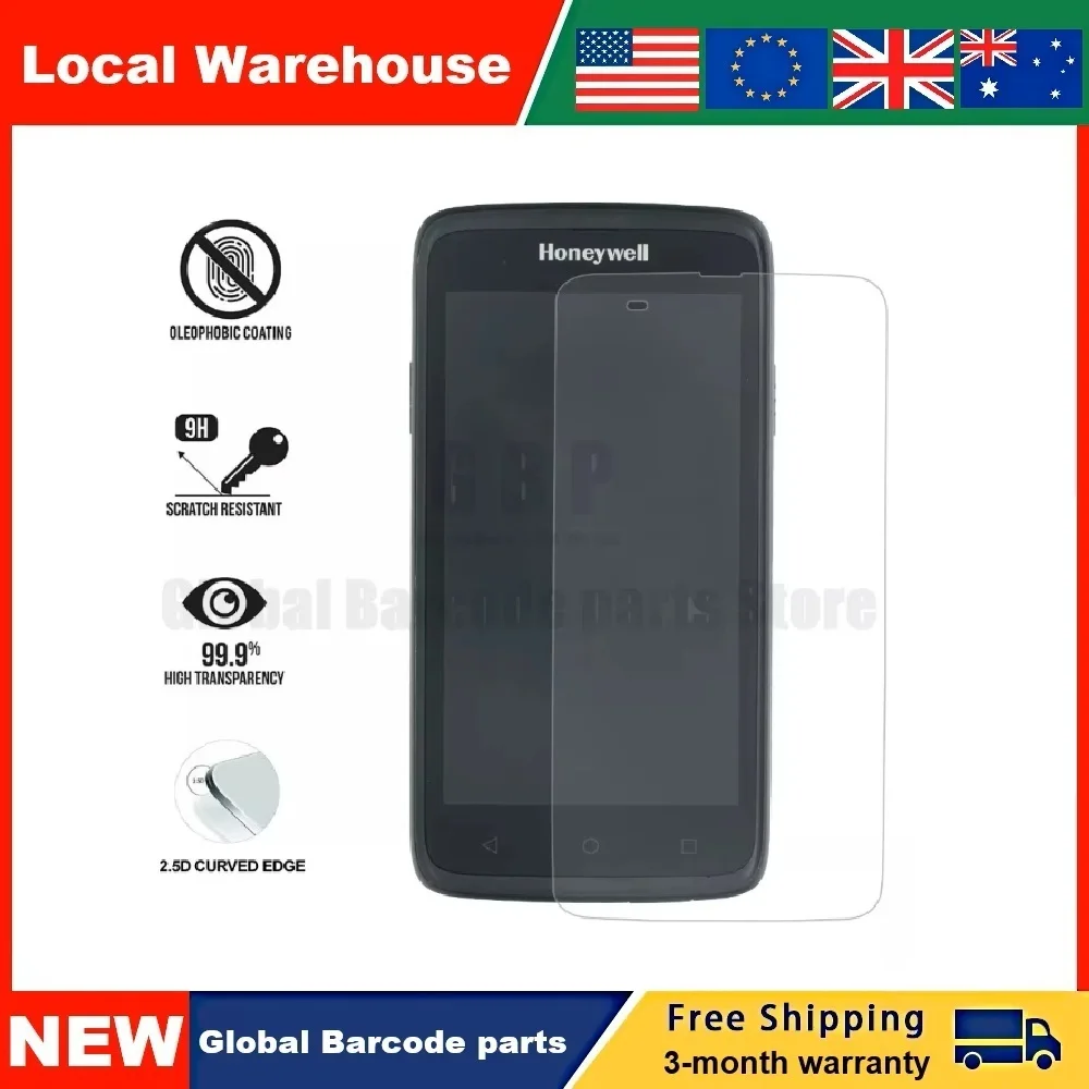 10pcs Glass Screen Protector for Honeywell EDA51