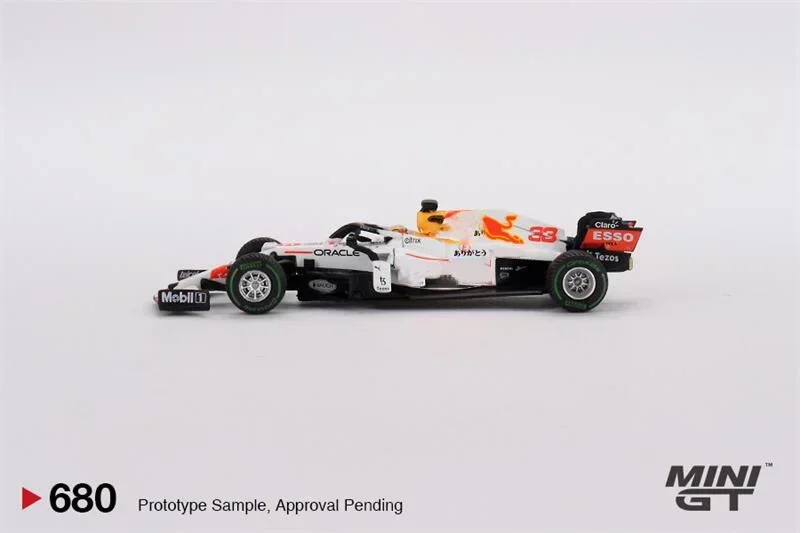 RB16B แข่ง RB F1มินิ GT 1:64 2021สีขาว GP ตุรกี #33สูงสุด/#11 S .perez รถรุ่น