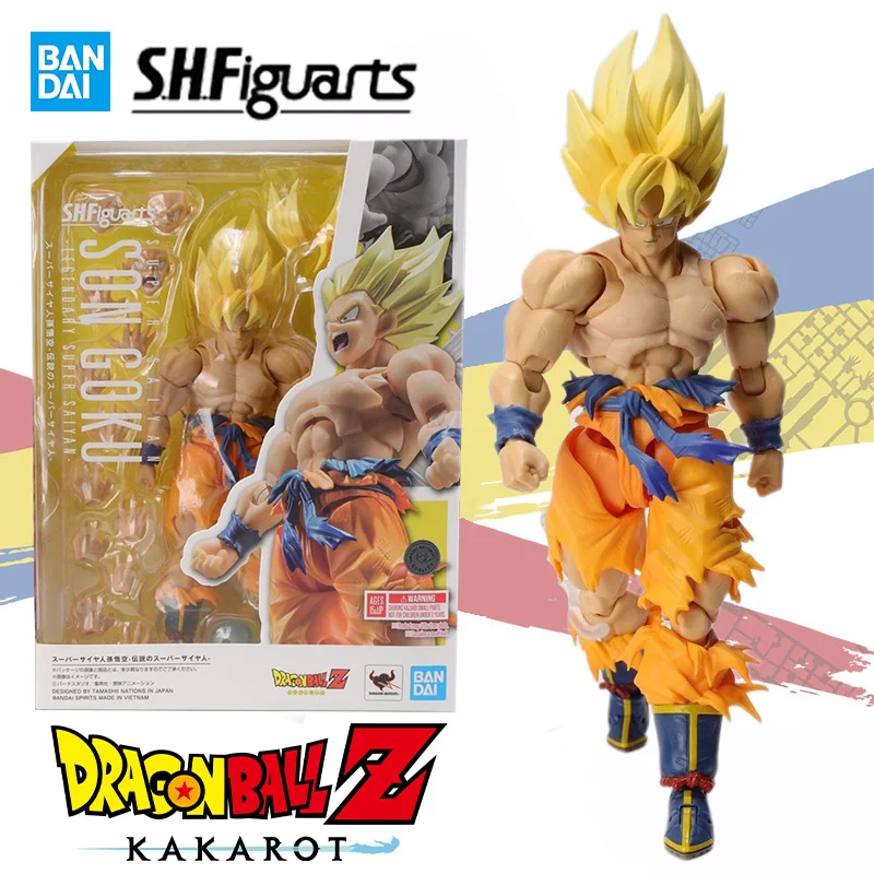 

Bandai Original S.H.Figuarts SHF Dragon Ball Z Son Goku Legendary Super Anime Action Figure Finished Model Toy Gift for Children