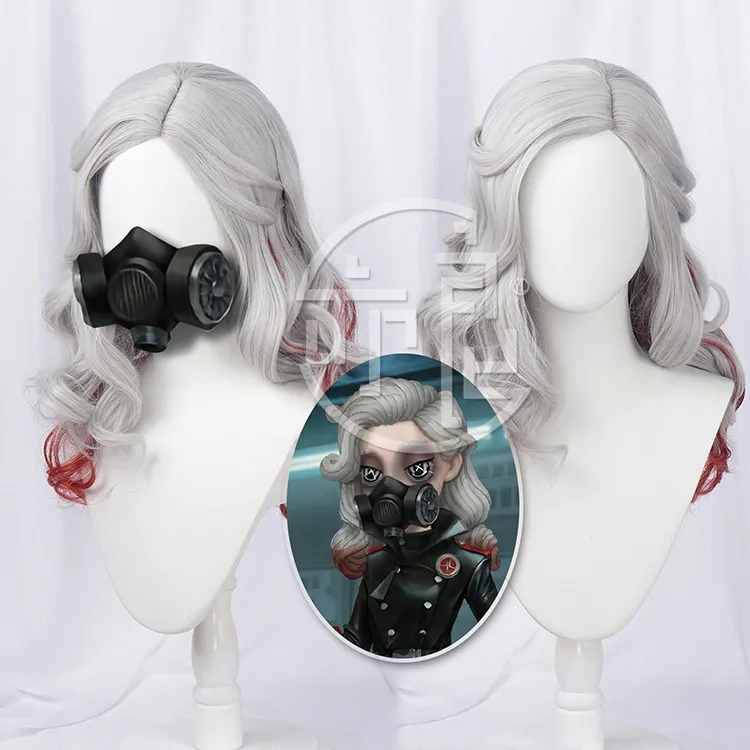 

Anime Identity V Psychologist Post-Apocalyptic Rescue Cosplay Wig Halloween Carnival Party Props Synthetic Hair + Wig Cap