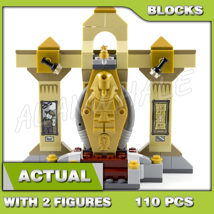 110pcs Mummy Museum Mystery Egyptian Headdress Hidden Gems 10428 Building Blocks Sets Compatible With Model