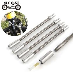 MUQZI 5PCS Bike Brake Cable Guide Bike V Brake Noodle MTB Road Bicycle Cable Protector Parts