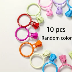 10 pcs3# Metal circle zipper for stationery pen bags Shoes Boots bags bags school bags Spot puller (color random)