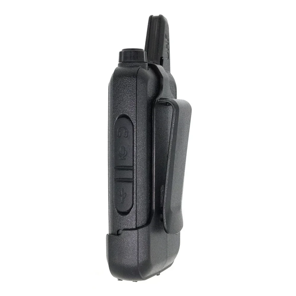 Mini-02 mini walkie talkie 5w uhf 400-470mhz 16 canais carregador usb rádio em dois sentidos portátil dmr rádio amador rt22 transceptor fm