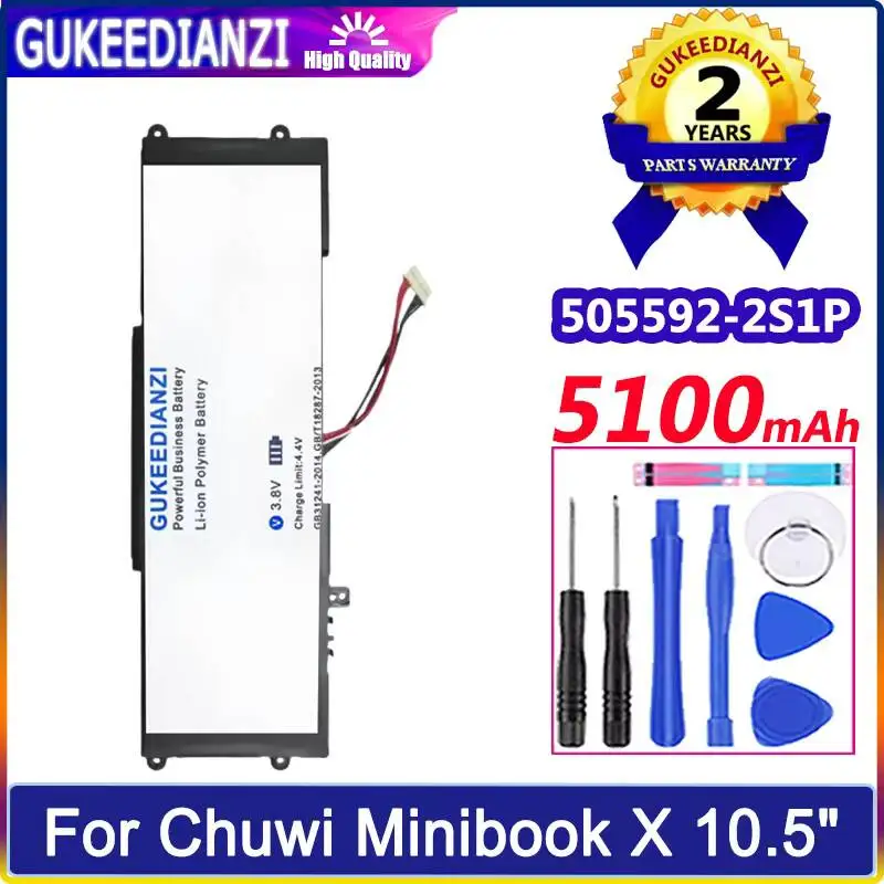 

Laptop Battery 505592-2S1P Lightweight 5100mAh High Capacity For Chuwi Minibook X CWI559 10.5 Inch