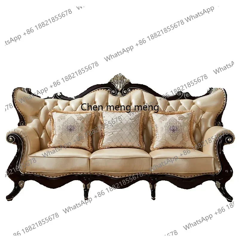 

Ergonomic Luxury Living Room Sofa Genuine Leather Modern Relaxing Living Room Sofa Minimalist Woonkamer Banken