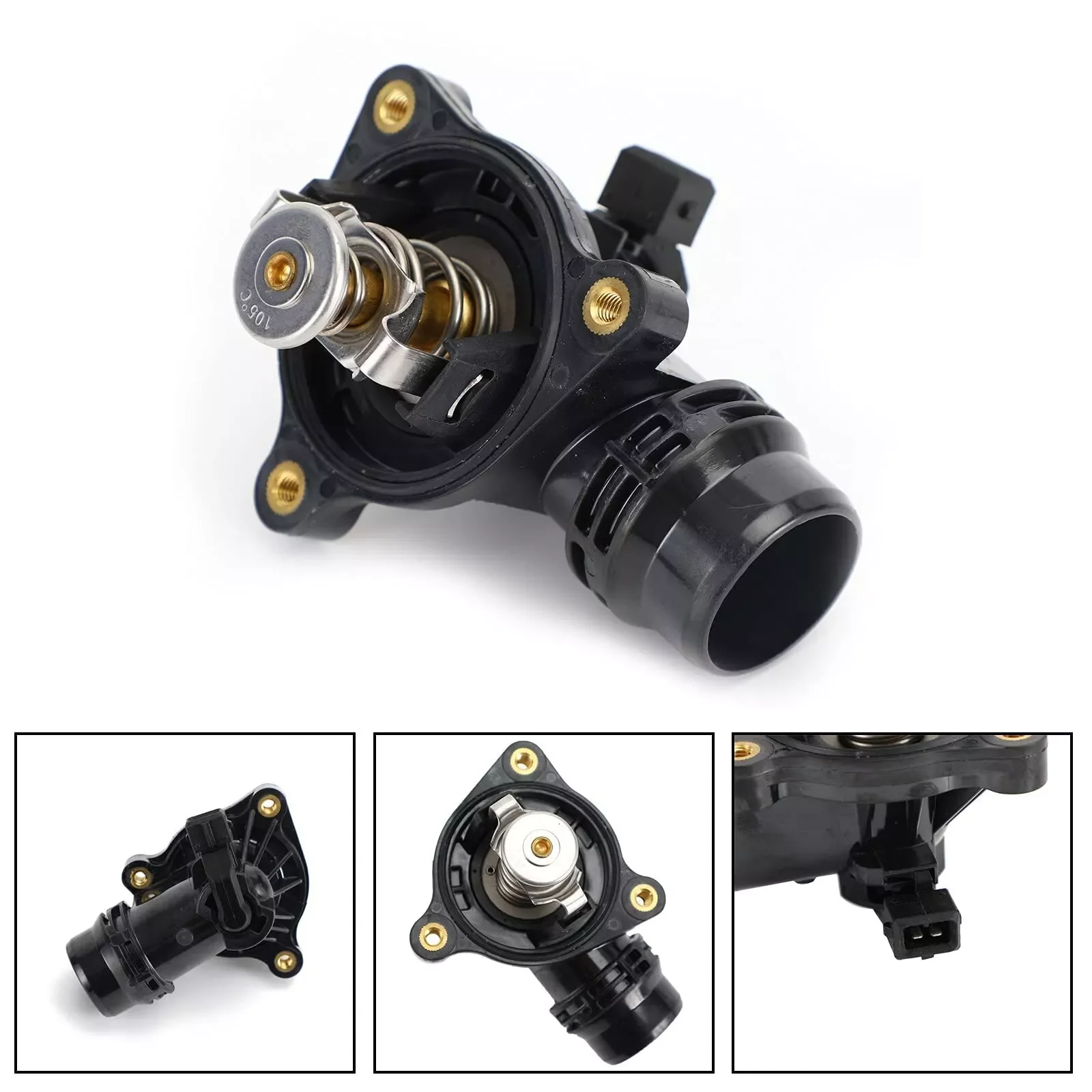 

NEW Coolant Thermostat 105°C For BMW E82 E46 00-13 E84 E87 E83 118i E85 E90 E91 X3 X1 Z4 120i 316i 318i 11537510959 11517500597