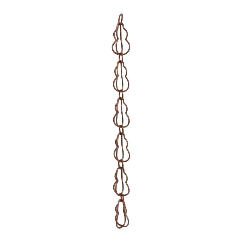 Aluminum Ring Rain Chain for Outdoor Gutter Downspout Extension Decorative Water Feature for Lawn Patio and Exterior Spaces