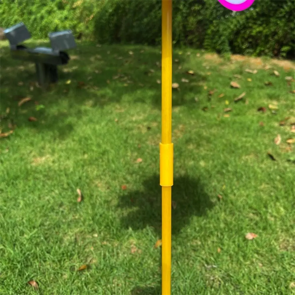 Multistyles Bee Cartoon Petal Windmill Diameter 38cm PVC Standing Lawn Flower Large Turntable Double Layered