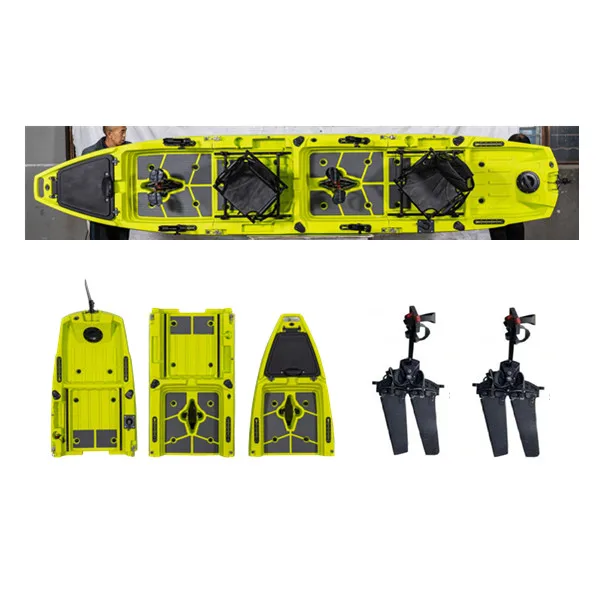 

Best Fishing Kayak 2025 Experienced 14ft Rotomolding Pedal Drive Plastic Fish Kano Canoe Chinese Factory Install Nativ Rudder