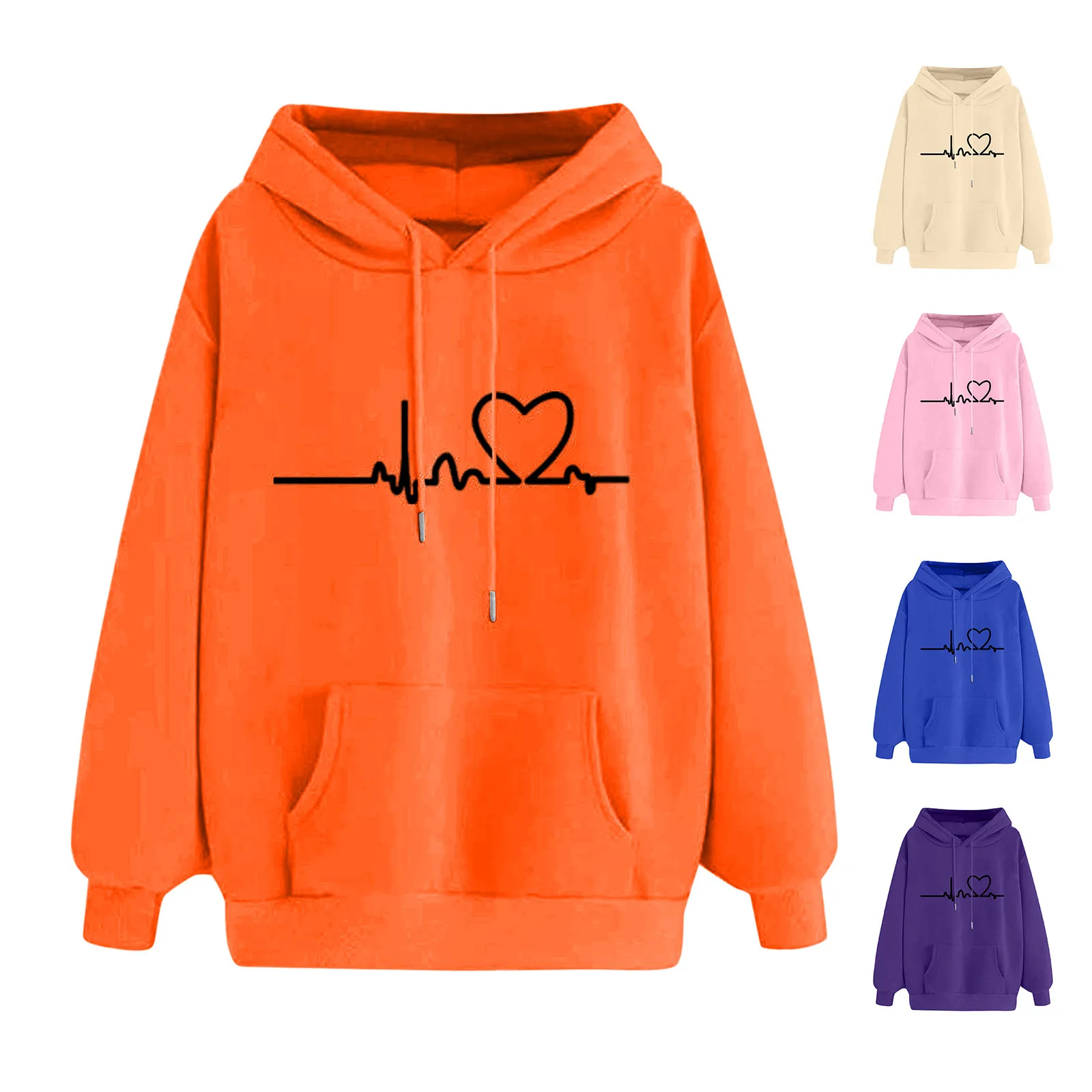 Cotton Hoodie Drawstring Sweatshirt Keep Warm Plush Women Winter Hoodie Women Winter Hoodie Female Clothes Hooded 2024