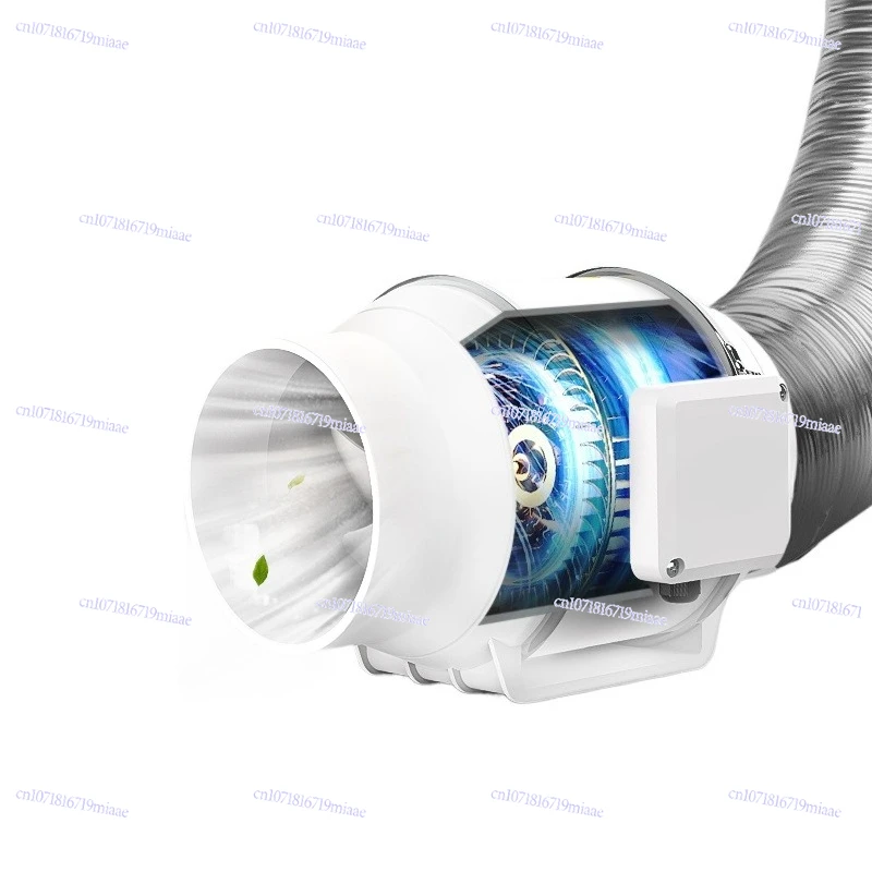 Duct Fan Strong Silent Large Suction Kitchen Small Bathroom Exhaust Fan Smoking Axial Flow Ventilation Fan