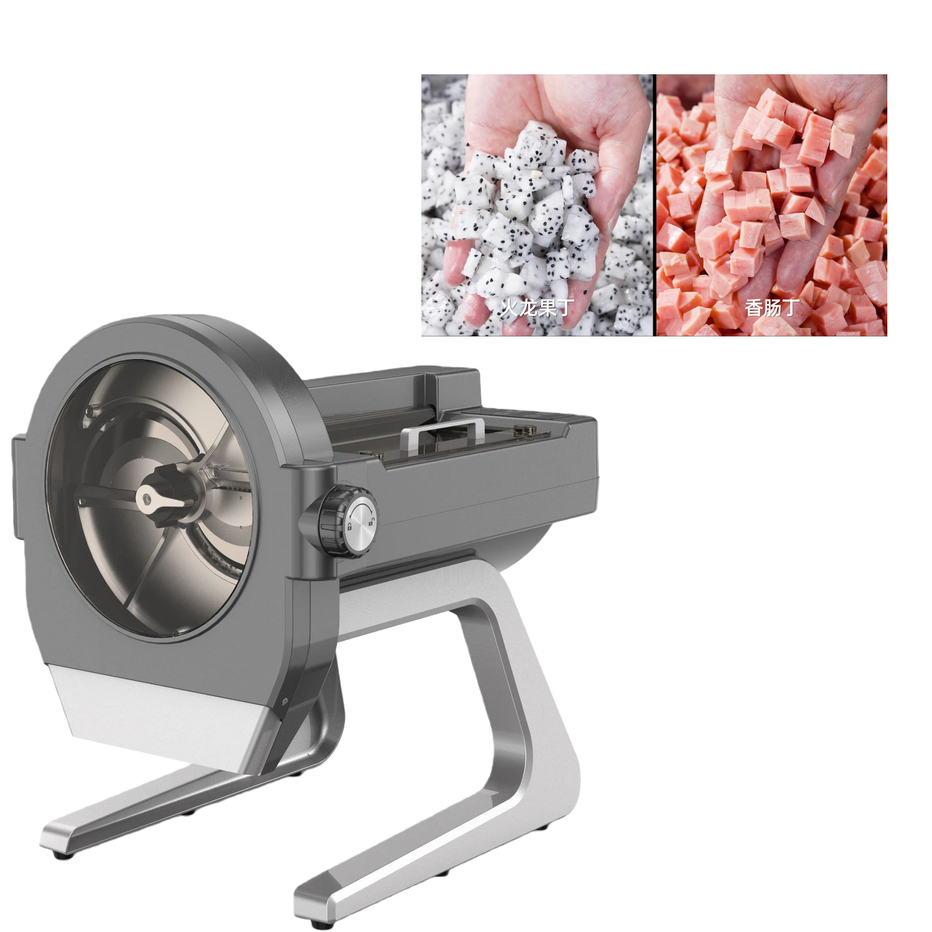 Best Selling Stainless Steel Commercial Multifunctional Vegetable Onion Potato Ginger Processor For Shredding Slicing Dicing